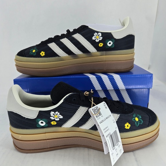 adidas Shoes - Adidas x Liberty London Gazelle Bold W Floral Black Gum IH1922 Womens Size 7